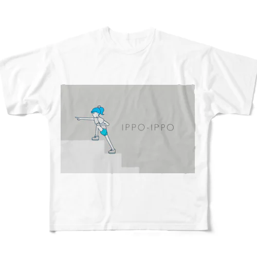 IPPO-IPPO フルグラフィックTシャツ