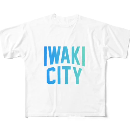 いわき市 IWAKI CITY フルグラフィックTシャツ