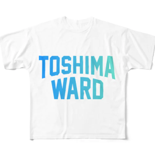 豊島区 TOSHIMA WARD All-Over Print T-Shirt