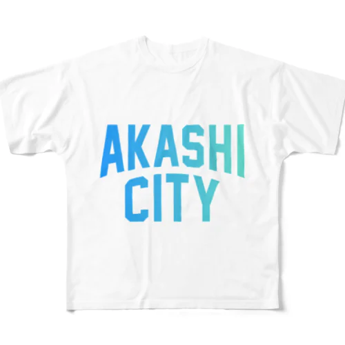 明石市 AKASHI CITY フルグラフィックTシャツ