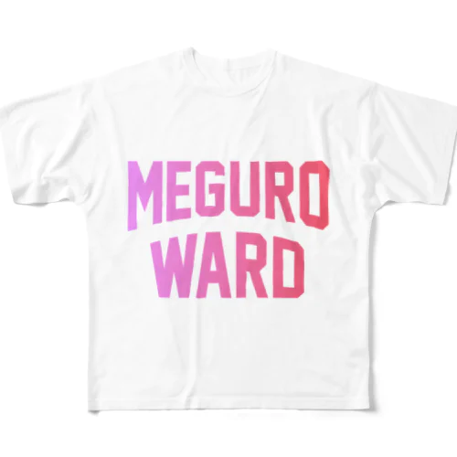 目黒区 MEGURO WARD All-Over Print T-Shirt