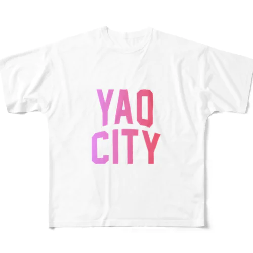 八尾市 YAO CITY フルグラフィックTシャツ