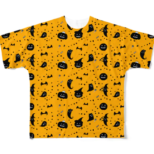 おばけパレード オレンジ All-Over Print T-Shirt