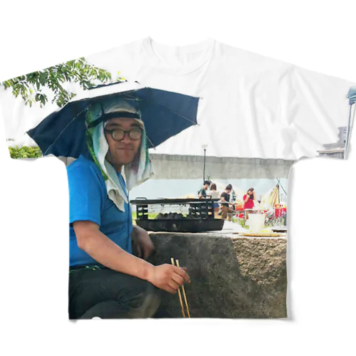 あの夏が飽和する All-Over Print T-Shirt