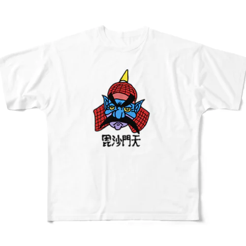 毘沙門天 All-Over Print T-Shirt