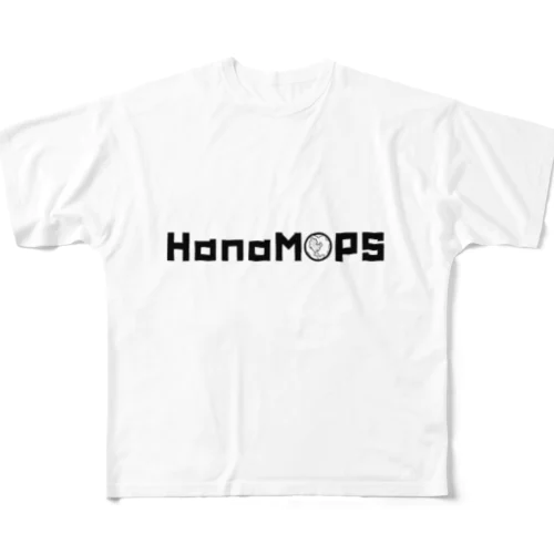 HanaMoPS　ロゴ All-Over Print T-Shirt