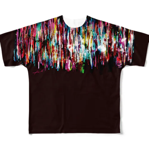 虹の降る夢 All-Over Print T-Shirt