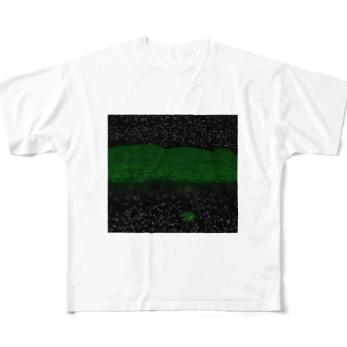 夜の大草原 All-Over Print T-Shirt