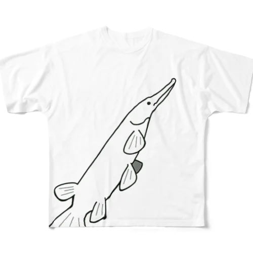 たんすいぎょのガーー（シンプル） All-Over Print T-Shirt