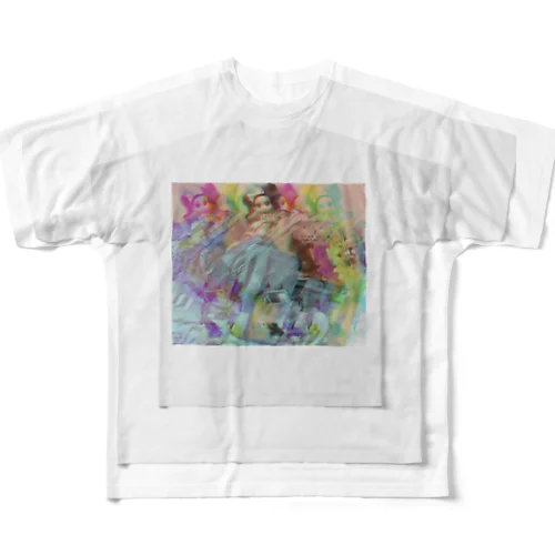 フラクタル パラレル Tシャツ All-Over Print T-Shirt