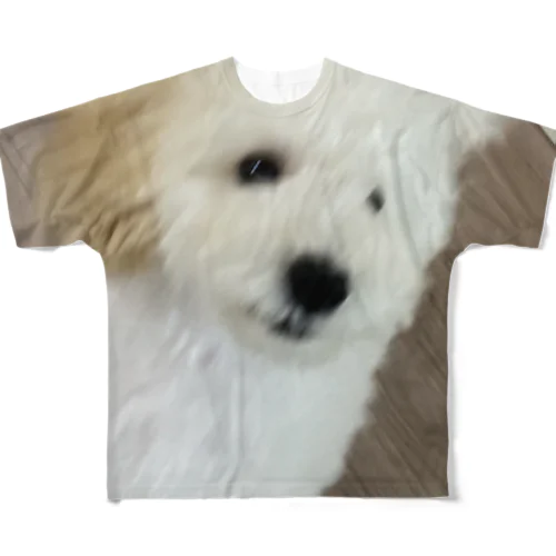 俊足犬 フルグラフィックTシャツ