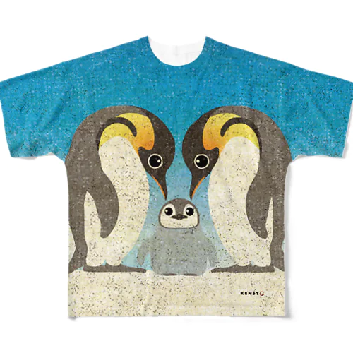 KENSYO vol.49 「ペンギン」 Tシャツ フルグラフィックTシャツ