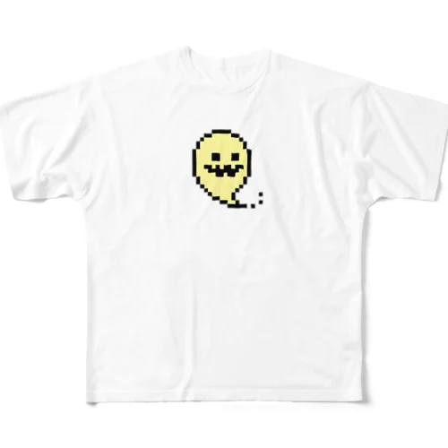 Pixel Ghost - PA-01 フルグラフィックTシャツ
