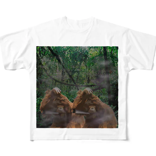 ジョイントゴリラ All-Over Print T-Shirt