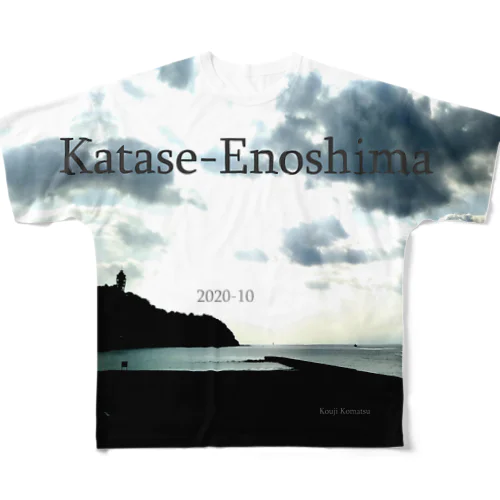 片瀬江ノ島 All-Over Print T-Shirt