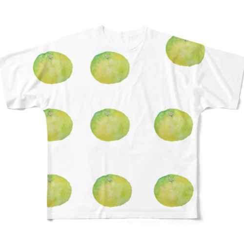 早生９ All-Over Print T-Shirt