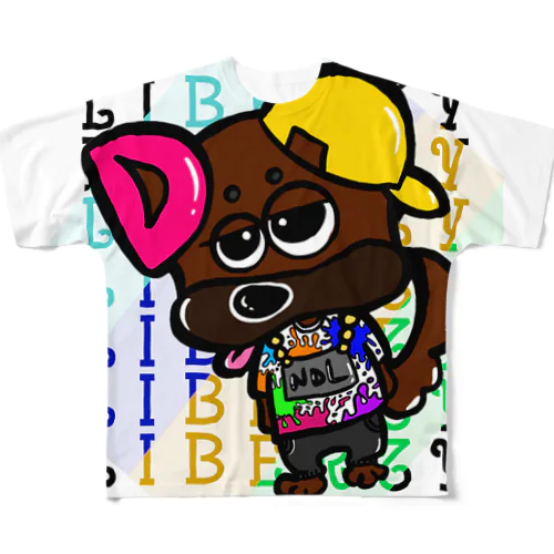 リバ犬 All-Over Print T-Shirt