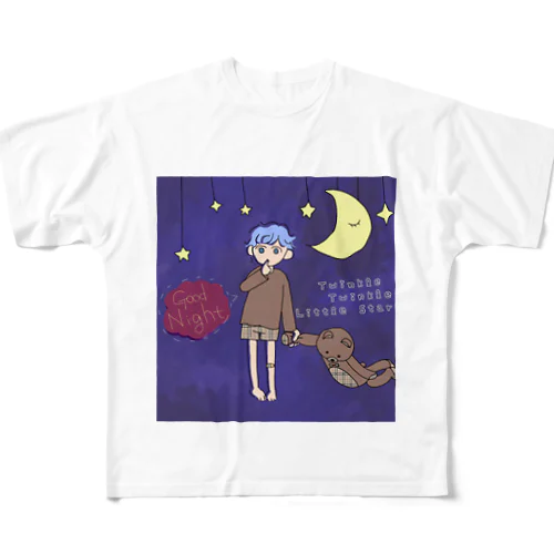 おねむくん フルグラフィックTシャツ