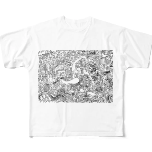 吉祥寺ケンティックユニバース All-Over Print T-Shirt