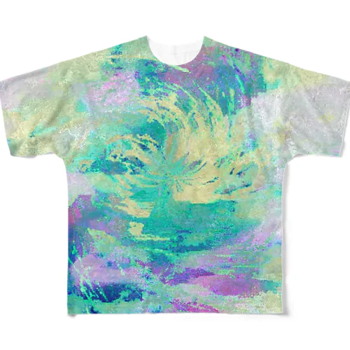 カラフル空気(霞) All-Over Print T-Shirt