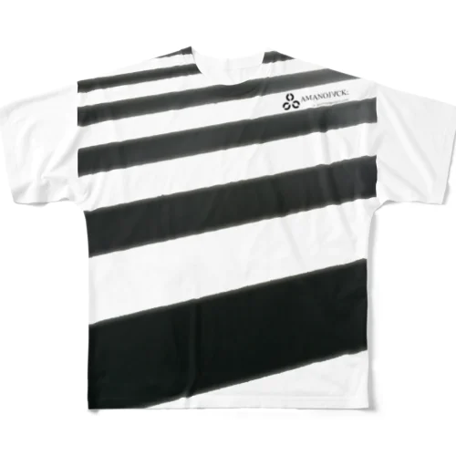 ゼブラゾーン(横断歩道) All-Over Print T-Shirt