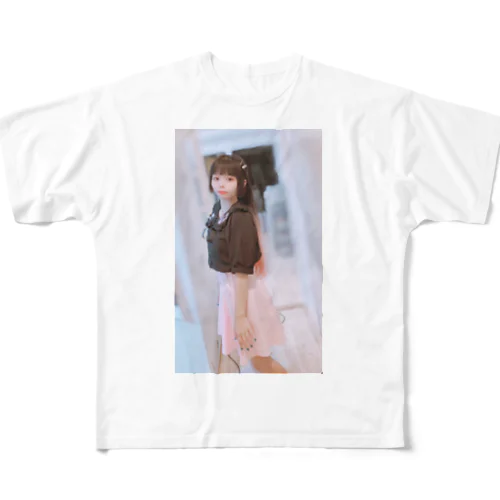 ˙˚ʚ藍蘭ɞ˚˙の服 フルグラフィックTシャツ