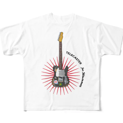 Telecaster フルグラフィックTシャツ