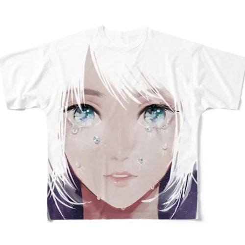 宝石涙 フルグラフィックTシャツ