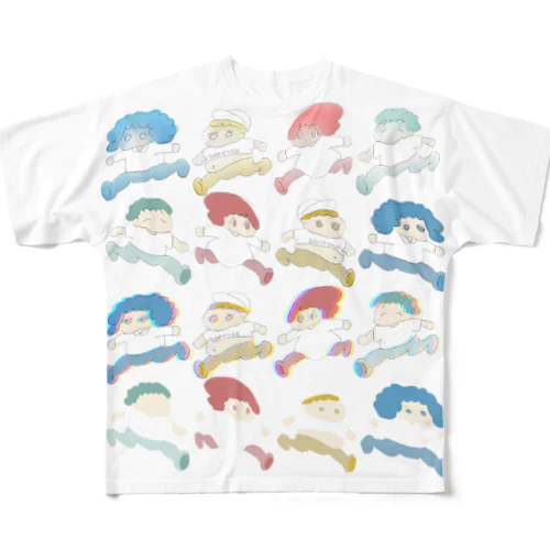 【まどろみちゃんコラボ】 All-Over Print T-Shirt