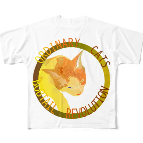 Ordinary Cats07h.t.(秋) フルグラフィックTシャツ