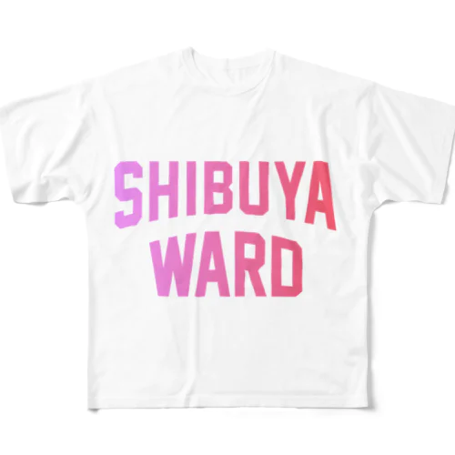 渋谷区 SHIBUYA WARD All-Over Print T-Shirt