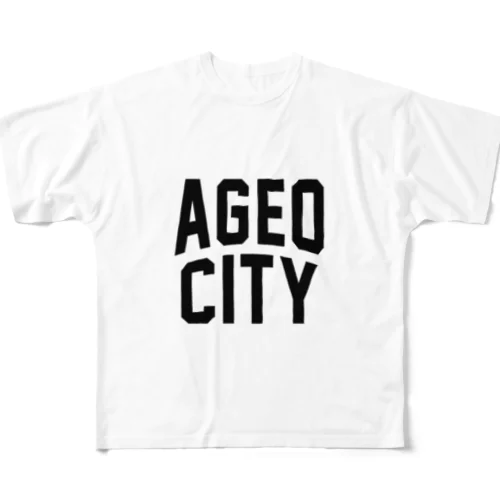 上尾市 AGEO CITY All-Over Print T-Shirt