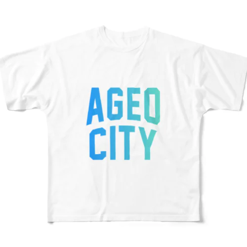 上尾市 AGEO CITY All-Over Print T-Shirt