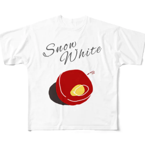 スノーホワイト フルグラフィックTシャツ