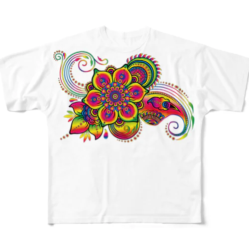 花-04 All-Over Print T-Shirt