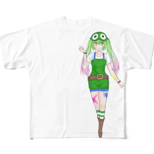 Kerokochan All-Over Print T-Shirt