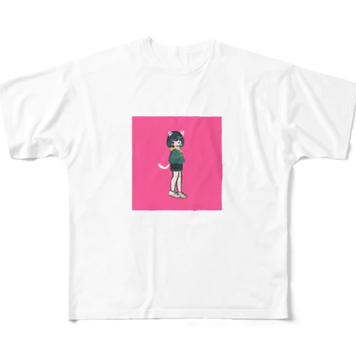 ぼぶにゃん All-Over Print T-Shirt