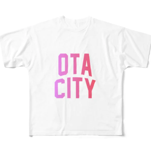 太田市 OTA CITY フルグラフィックTシャツ