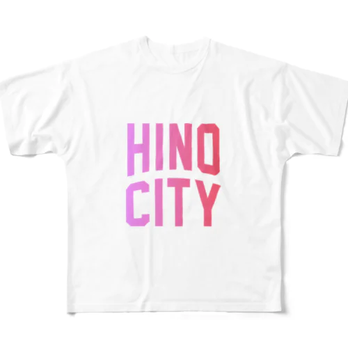 日野市 HINO CITY All-Over Print T-Shirt