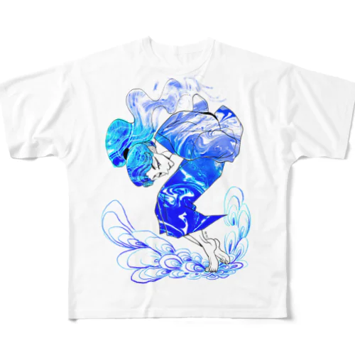 流墨(ruzumi) All-Over Print T-Shirt