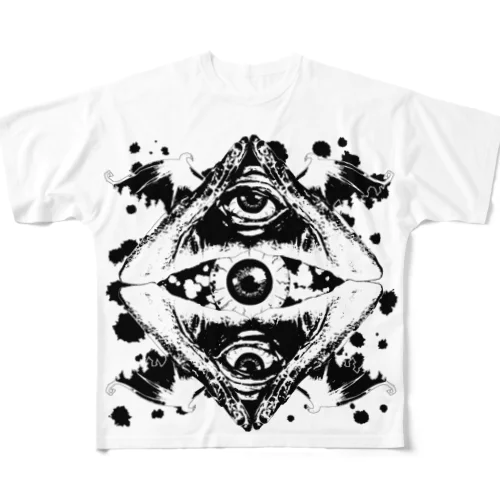 SDIEXVIL（W) All-Over Print T-Shirt