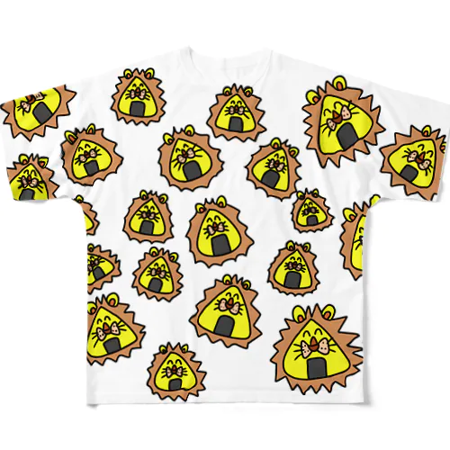 おにぎりライオンくん！ All-Over Print T-Shirt