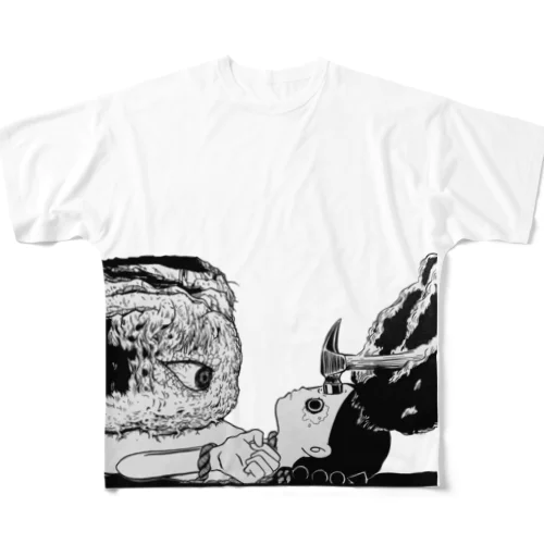 憂鬱な気持ち All-Over Print T-Shirt