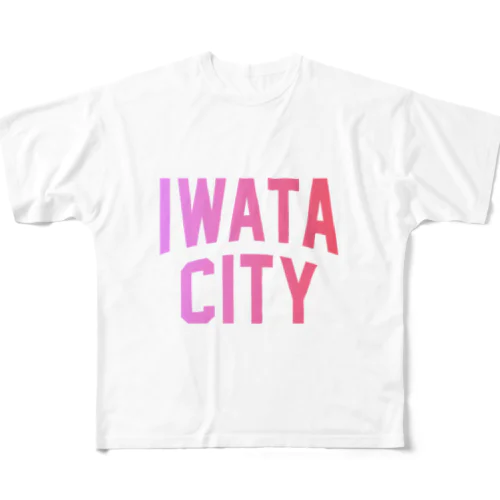 磐田市 IWATA CITY All-Over Print T-Shirt