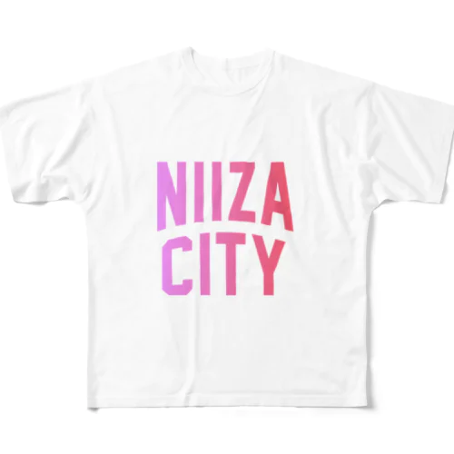 新座市 NIIZA CITY フルグラフィックTシャツ