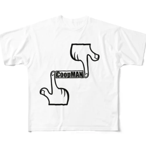 CoopMAN cross フルグラフィックTシャツ