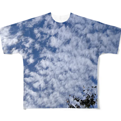 いわし雲photo2 フルグラフィックTシャツ