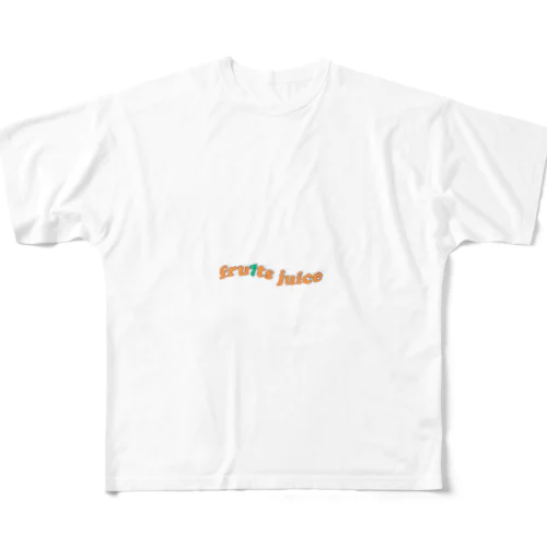 fruits juice フルグラフィックTシャツ