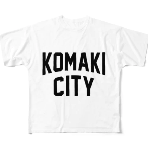 小牧市 KOMAKI CITY 풀그래픽 티셔츠