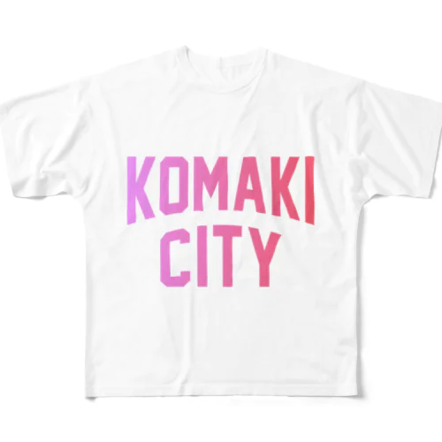 小牧市 KOMAKI CITY フルグラフィックTシャツ